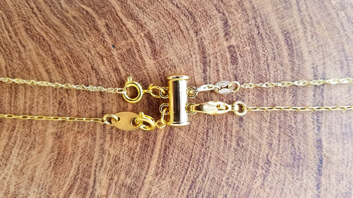 Multi Layered Necklace Clasp Etsy