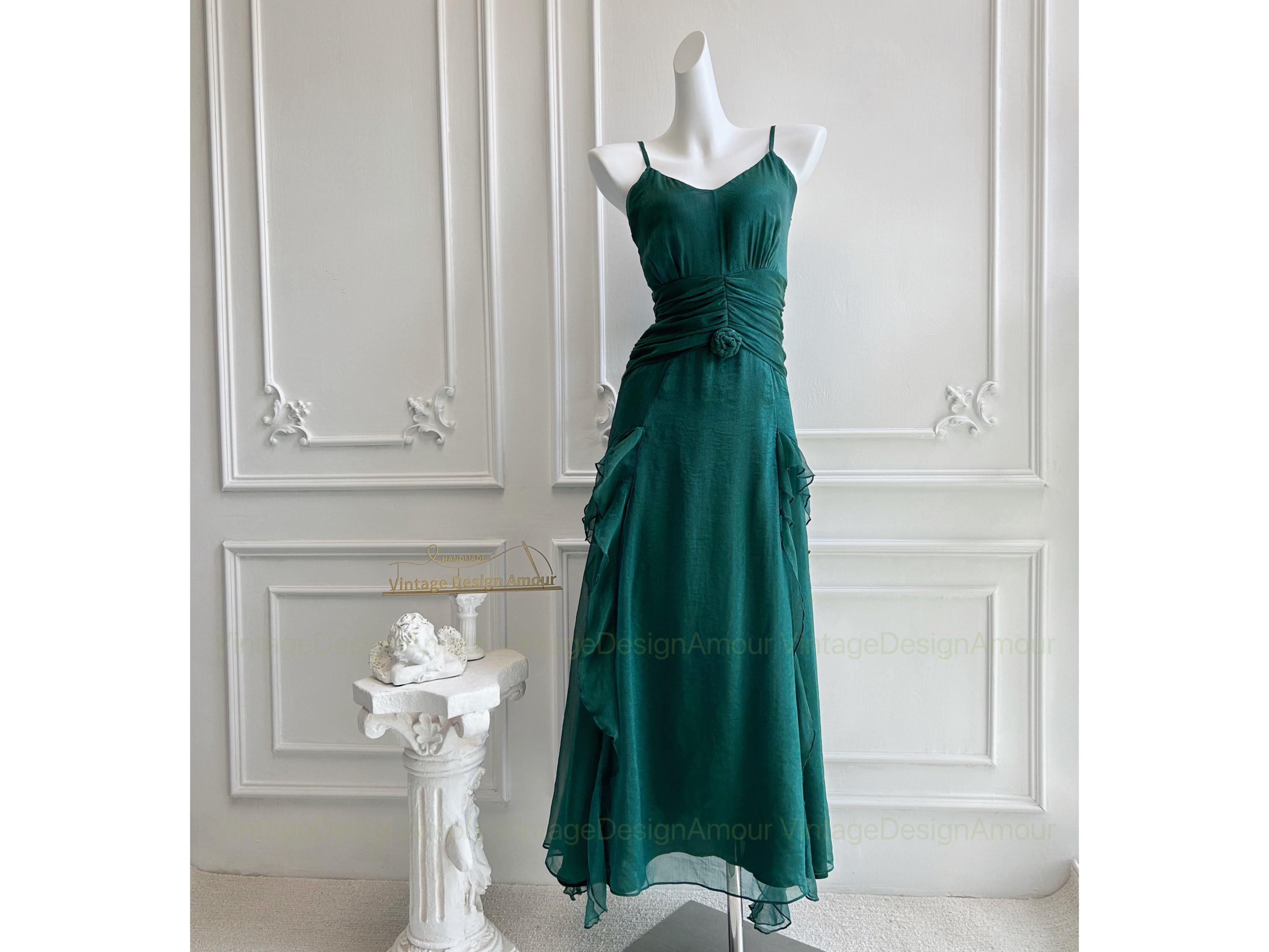 Emerald Goddess Dress - Etsy