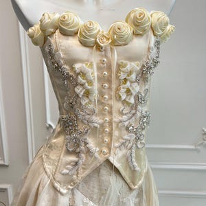 Handmade Rose Corset - Enchanted Princess Vibes