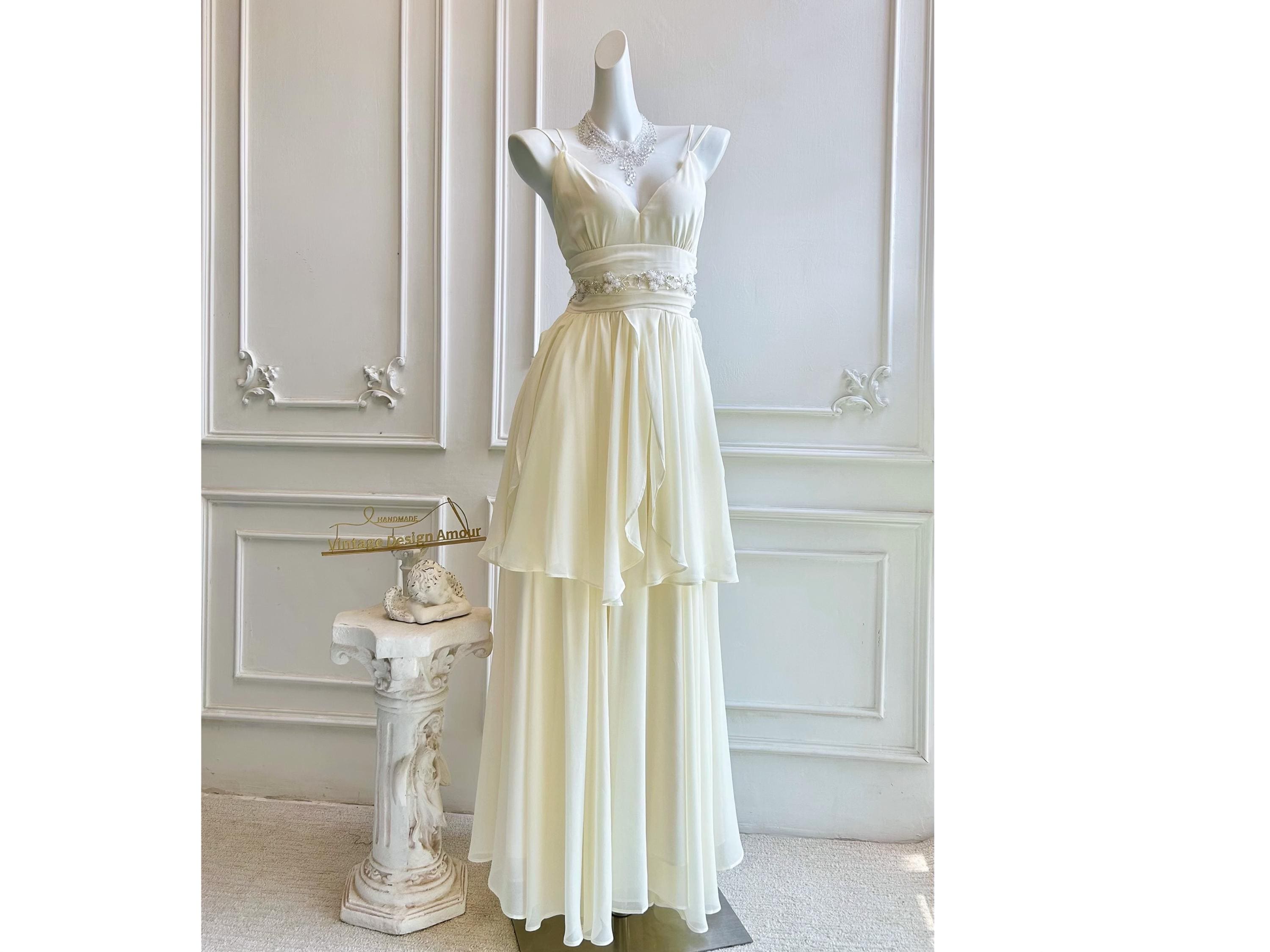 Goddess backless Fairy Dress