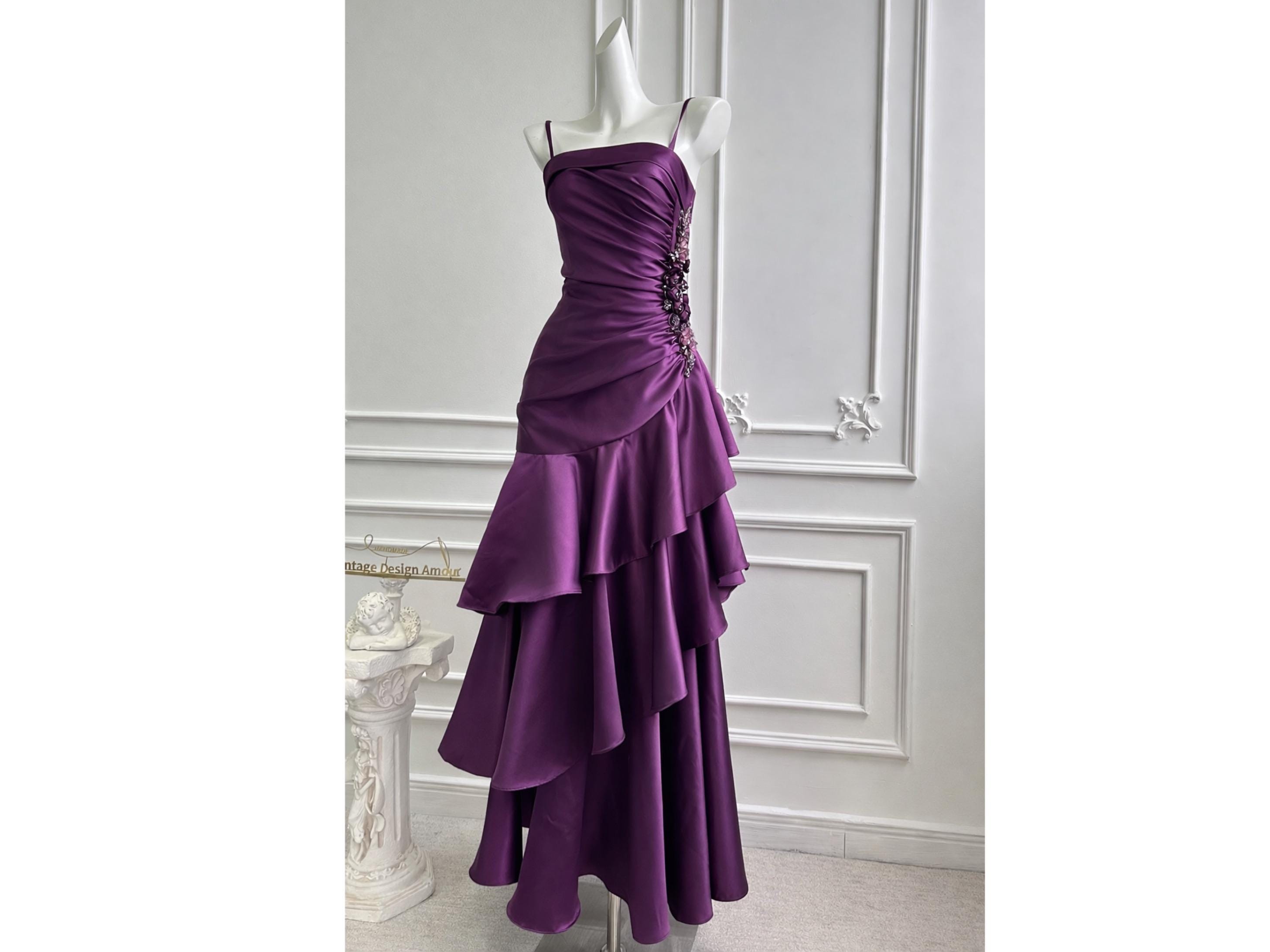 Berry Formal Dress - Etsy Berry Formal Dress - Etsy