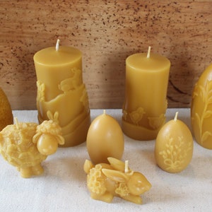 beeswax candles Easter