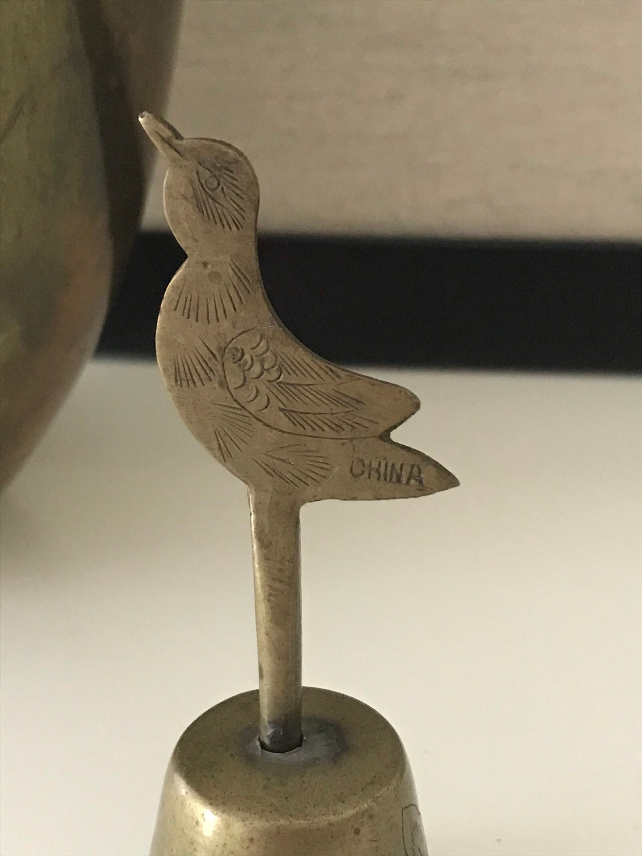 vintage bird bell