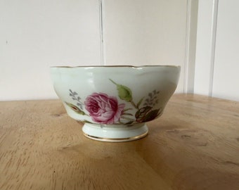 By Appointment to Her Majesty the Queen Paragon Open Sugar Bowl Floral Porcelain