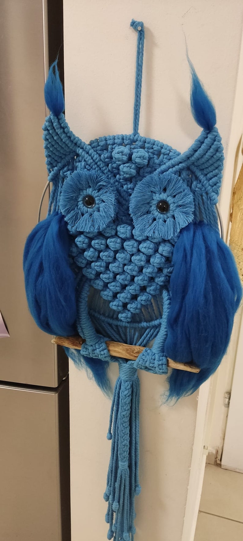 Big Macrame Owl Decoration - Etsy