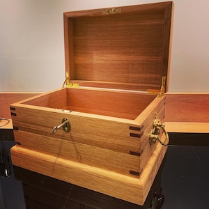 Oak Box with secret drawer- made to order - message me BEFORE PLACING ORDER