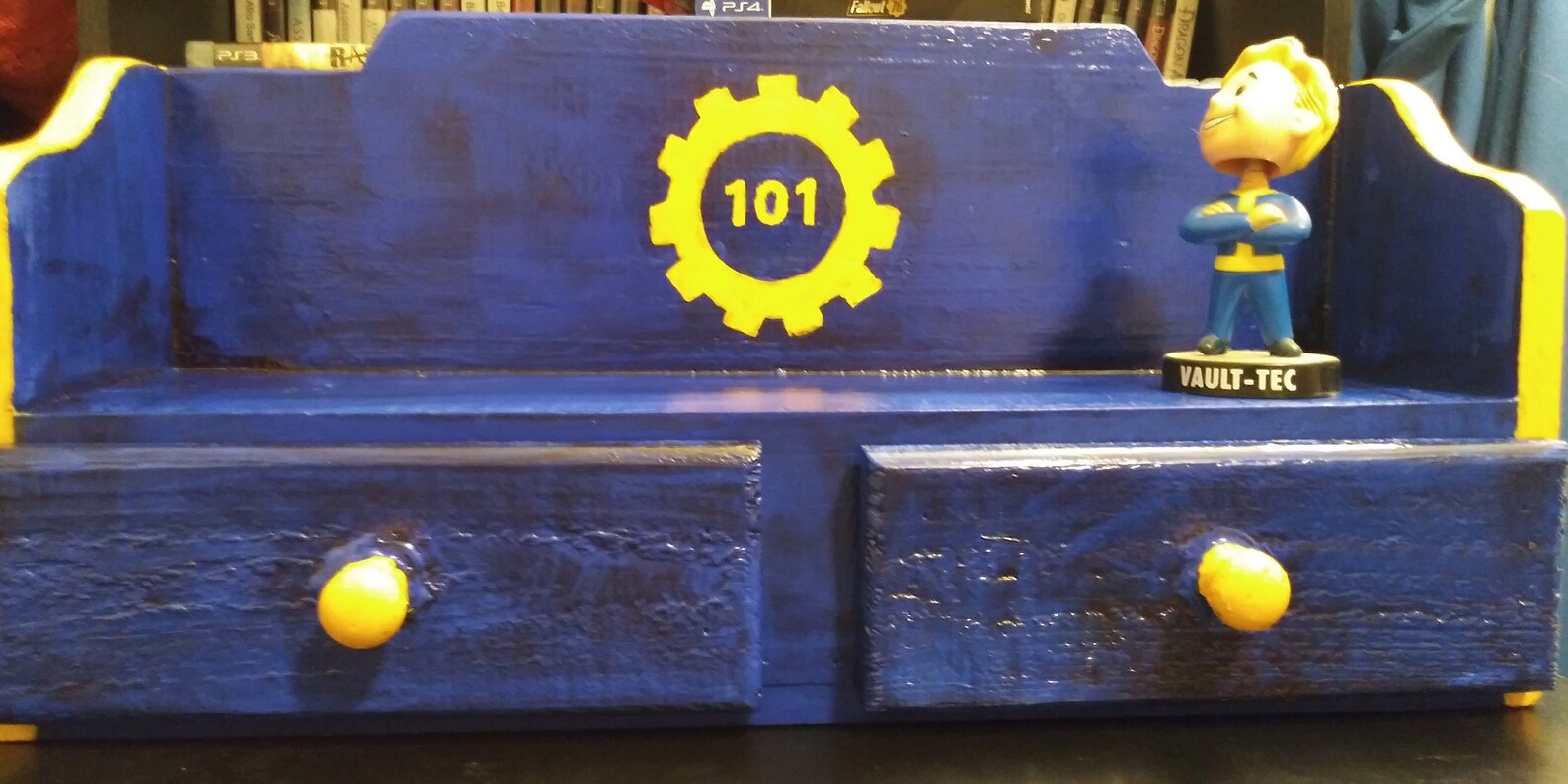 Fallout Bobblehead Shelf Stand Vaulttec Etsy