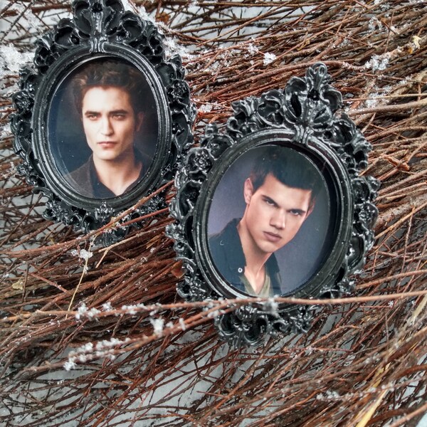 Twilight Fandom Pendant - Edward vs Jacob showdown - Vampire accessories