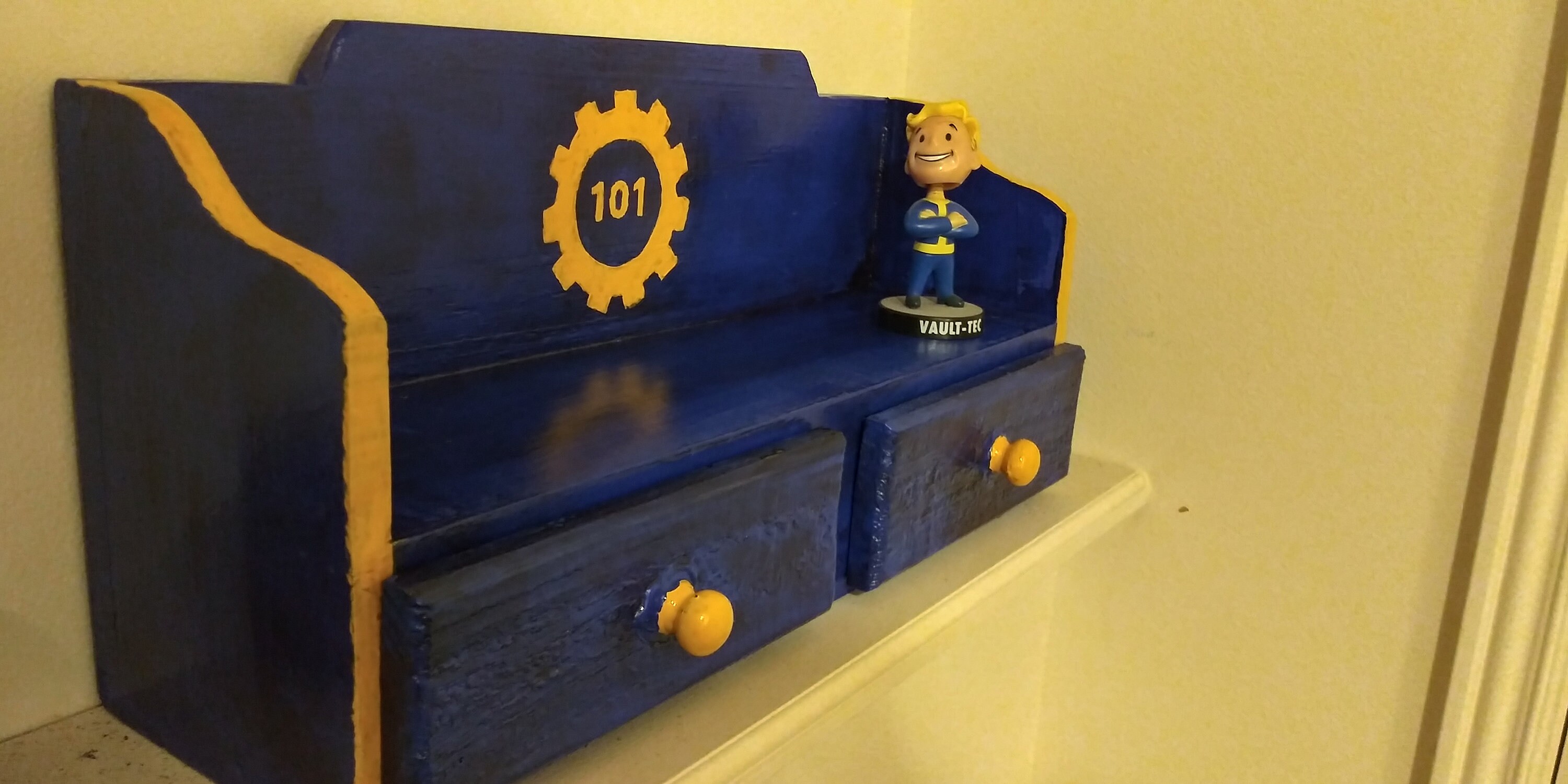 Fallout Bobblehead Shelf Stand Vaulttec Etsy