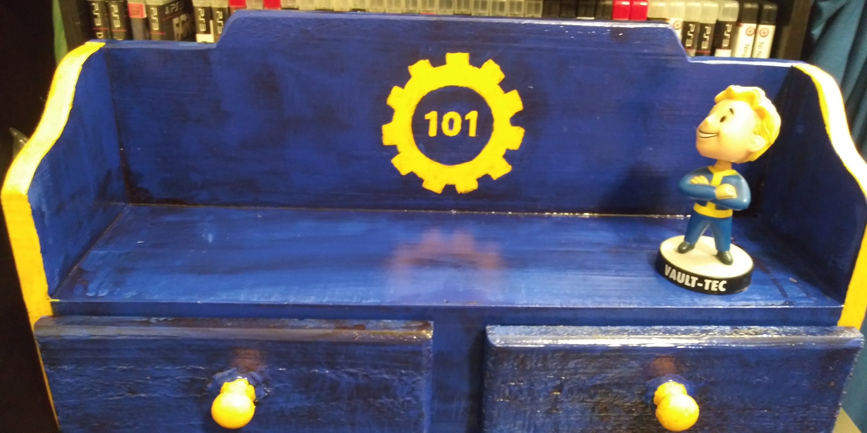 Fallout Bobblehead Shelf Stand Vaulttec Etsy