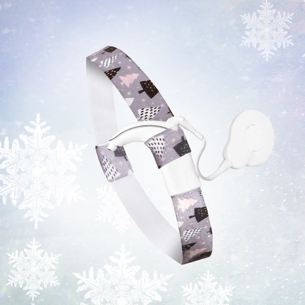 Winter edition - cochlear implant headband, CI, standard sizes or made to measure, 12 different Christmas motifs for boys and girls