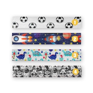 Cochlear Implant Headband, CI, standard sizes or custom-made, various colors - shiny or matte, with pattern, with glitter