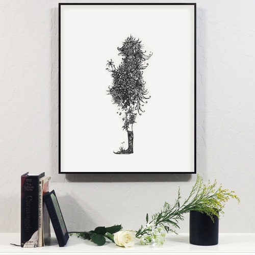 Abstract Gray and White Watercolor Wall Art Poster Print Etsy