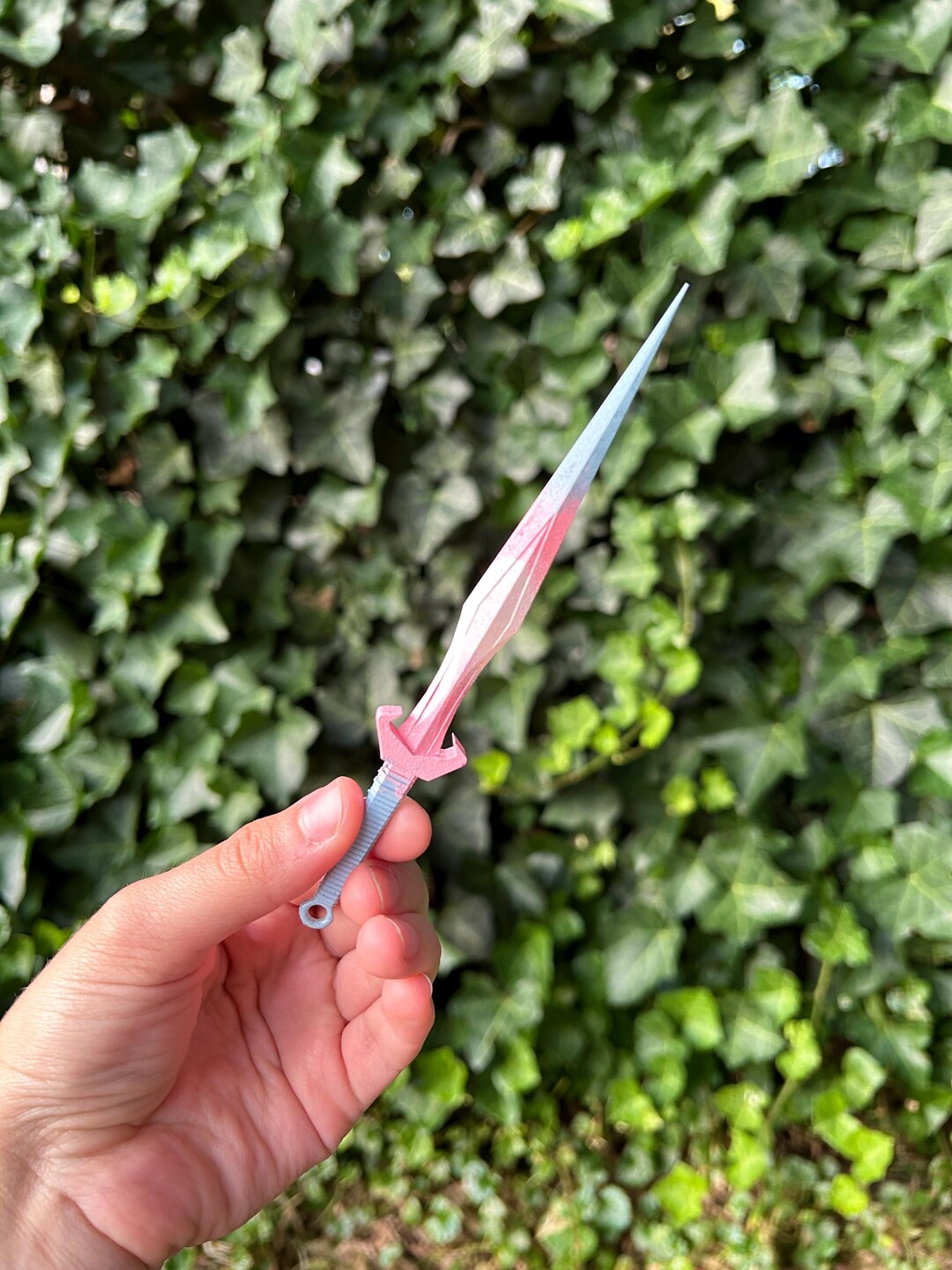 Trans Sword Mini Trans Resin 3D Sword Fantasy Medieval Model Weapon Replica Sword ...