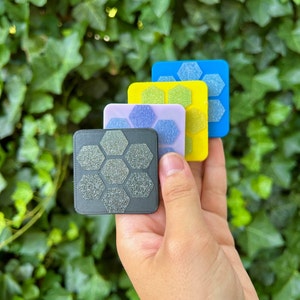 3D Printed Fidget Slider Fidget Toy Small Quiet Discrete Fidget for ADHD Autism Neurodivergent Sensory Toy with Textured Faces Magnetic Stim