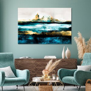 Abstract Art Canvas Print Modern Abstract Wall Art Contemporary Art for Living Room