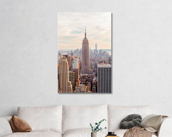 New York City Wohndekor | NYC Skyline Wandkunst | New York Leinwanddruck