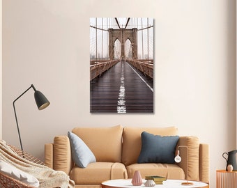Brooklyn Bridge NYC Leinwand Kunst | Brooklyn Bridge NYC Wand Kunst Dekor