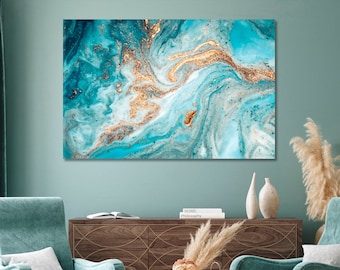 Abstract Canvas Print Marble Canvas Art Abstract Marble Large Wall Art Marble Wall Decor Oriental Art Modern Art Canvas