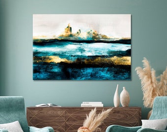 Abstract Art Canvas Print Modern Abstract Wall Art Contemporary Art for Living Room