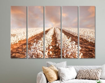 Cotton Fields High Quality Canvas Cotton Field Canvas Wall Art Decor Cotton Flowers Wall Decor Paintings