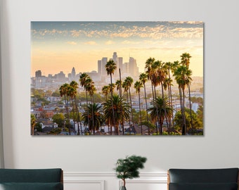 Bless international Los Angeles Staples Center City Skyline Prints Painting  Canvas Large Canvas Art Rise Of Buildings Downtown Decor Wall On Canvas  Print