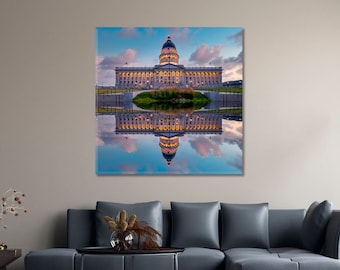 Utah Capitol Fine Art Photo Giclee Print Salt Lake City Photo Printing Art on Canvas
