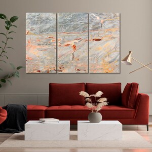 Abstrakte Marmor gemusterte Wand Kunst Wohnkultur, moderne Kunst Decor Leinwanddruck, große helle Leinwand Kunstwerk