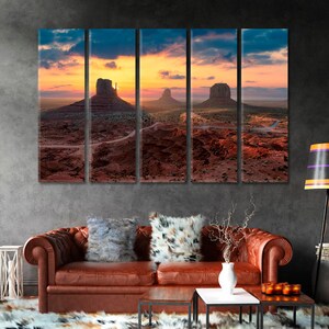 Monument Valley Canvas Print Monument Valley Canvas Wall Decor for Home & Office Decoration Arizona Print Photography Canvas