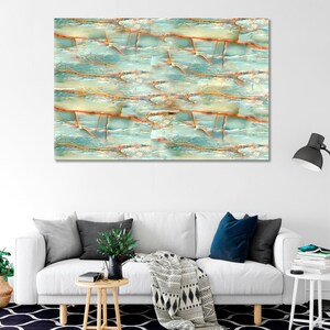 Moderne Leinwandkunst, Marmor Leinwanddruck, Marmor Wandkunst, Bunte abstrakte Kunst-Druck