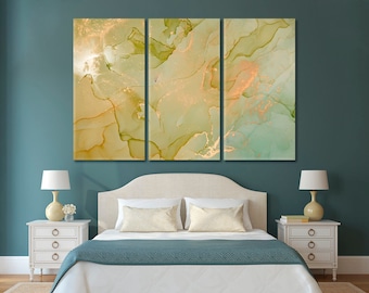 Abstract Ink Wall Art Canvas Print, Bright Abstract Art, Modern Art Canvas Prints, Colorful Contemporary Artwork