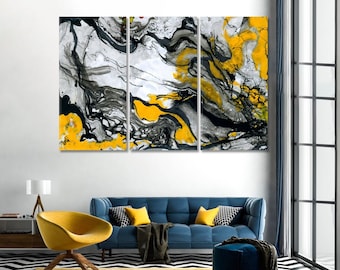Modern Abstract Canvas Print Home Wall Art Decor Colorful - Etsy