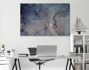 Modern Abstract Wall Decor Canvas for Home Wall Art, Marble Prints, Contemporary Abstract Canvas Print
