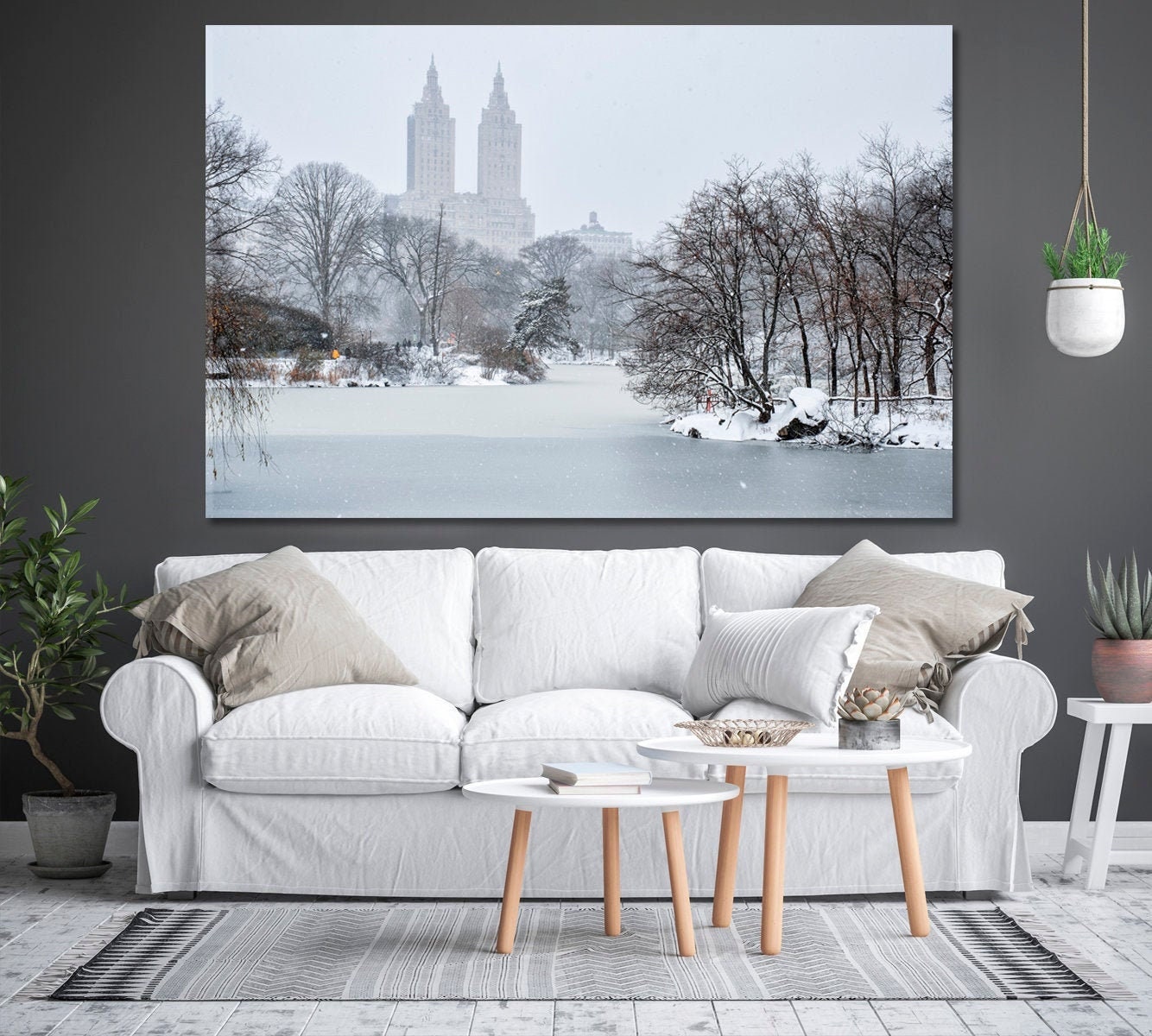 Impresión de arte mural de Central Park de Nueva York, decoración de pared con lienzo de Manhattan, Nueva York, arte de Nueva York, arte urbano
