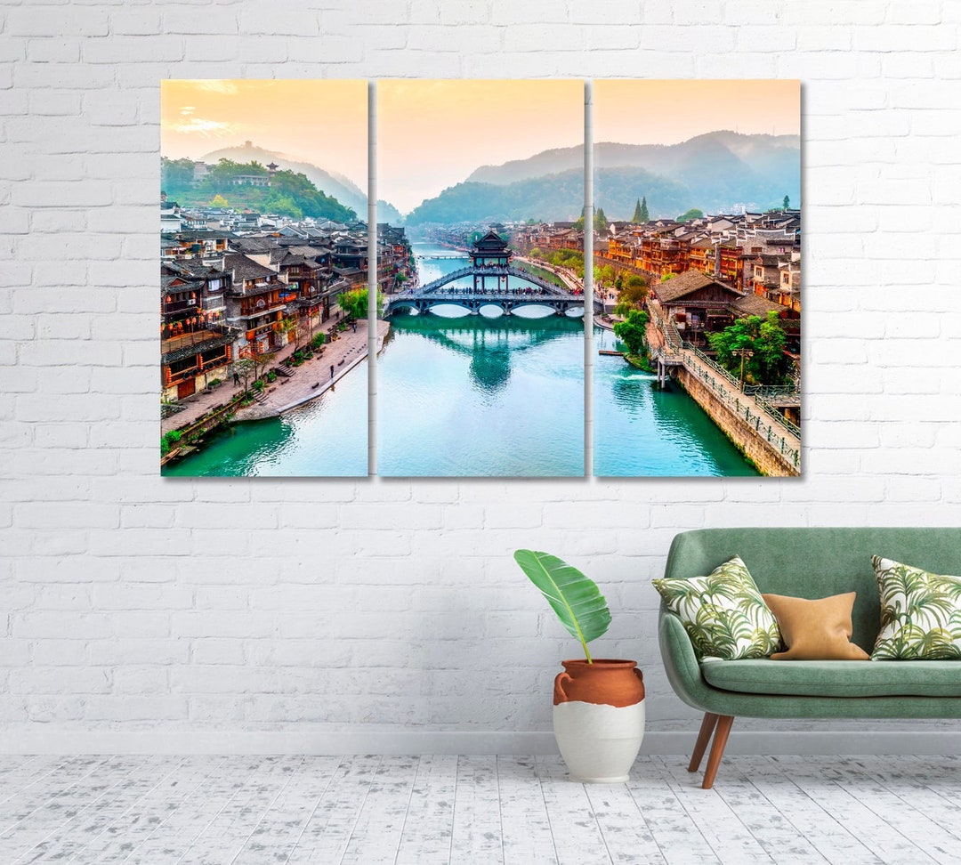 フェニックス古代都市の大型ウォールアートとビッグキャンバスプリント