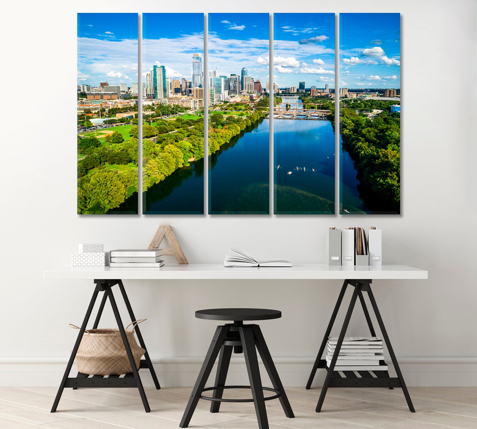 Austin Canvas Art Print Texas Canvas Prints USA Cityscape - Etsy