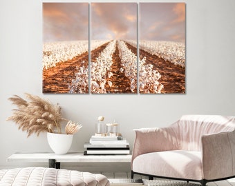 Cotton Fields High Quality Canvas Cotton Field Canvas Wall Art