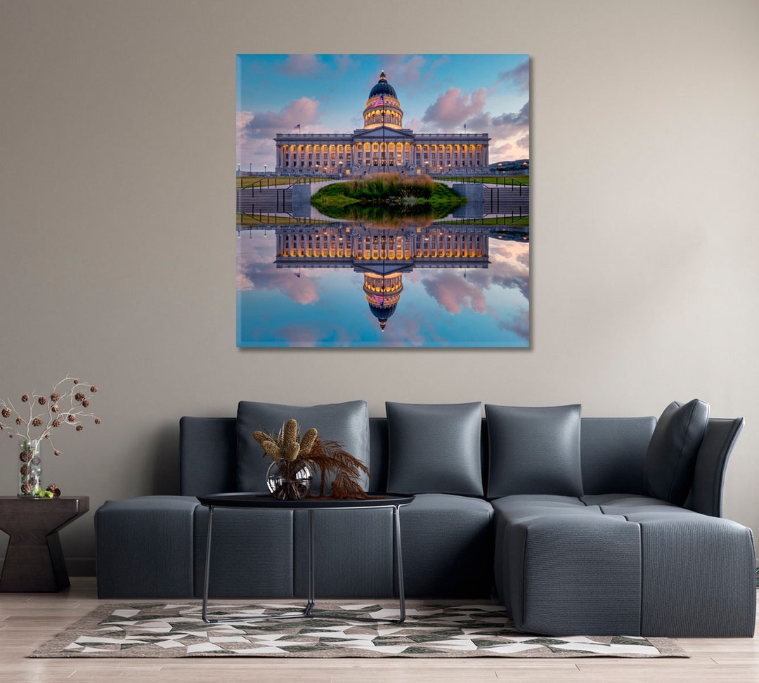 Utah Capitol Fine Art Photo Giclee Print Salt Lake City Photo