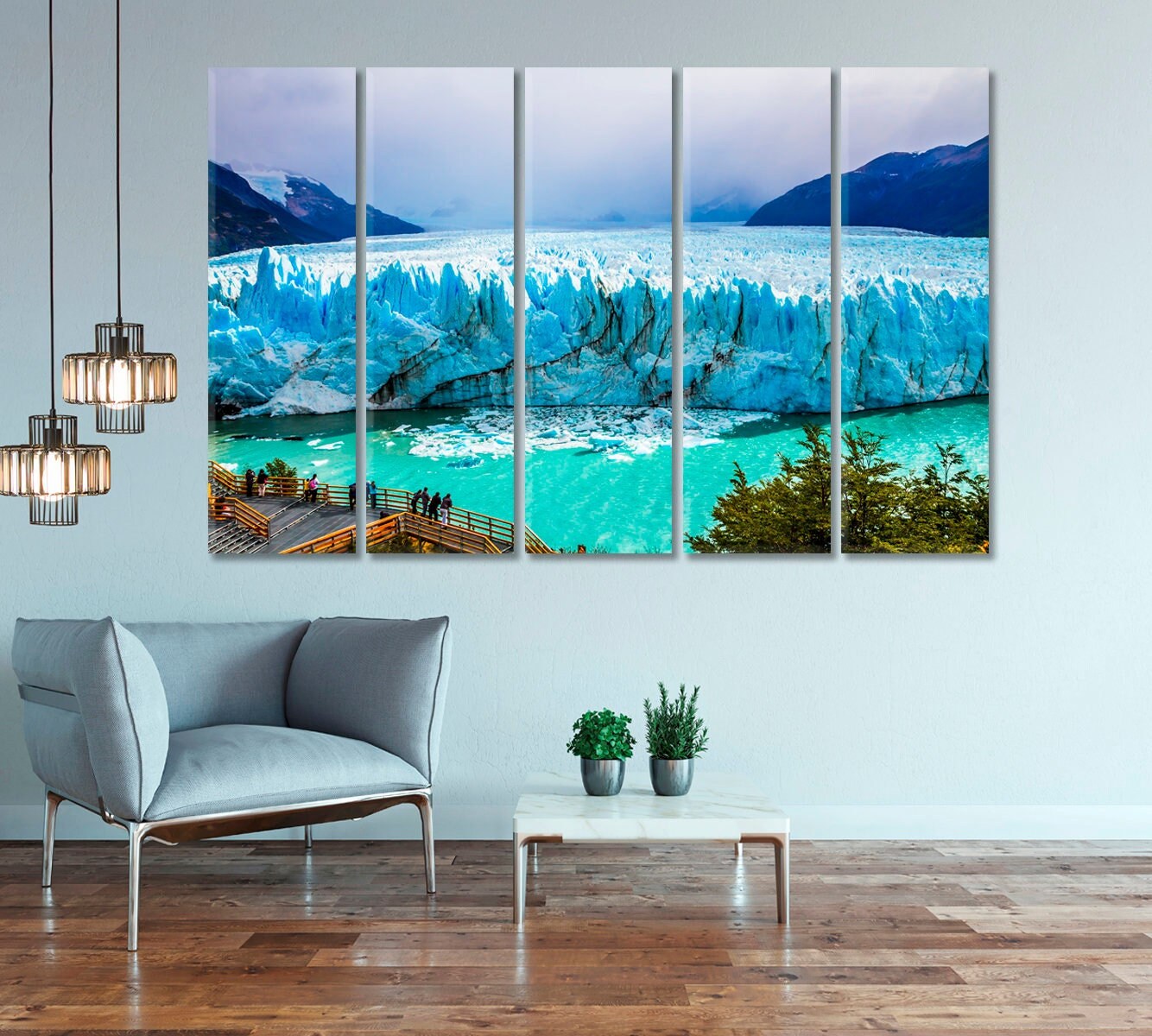 Perito Moreno Glacier Canvas Art Wall Decor Framed Art Patagonia Art Print Argentina Giclee Art Decor