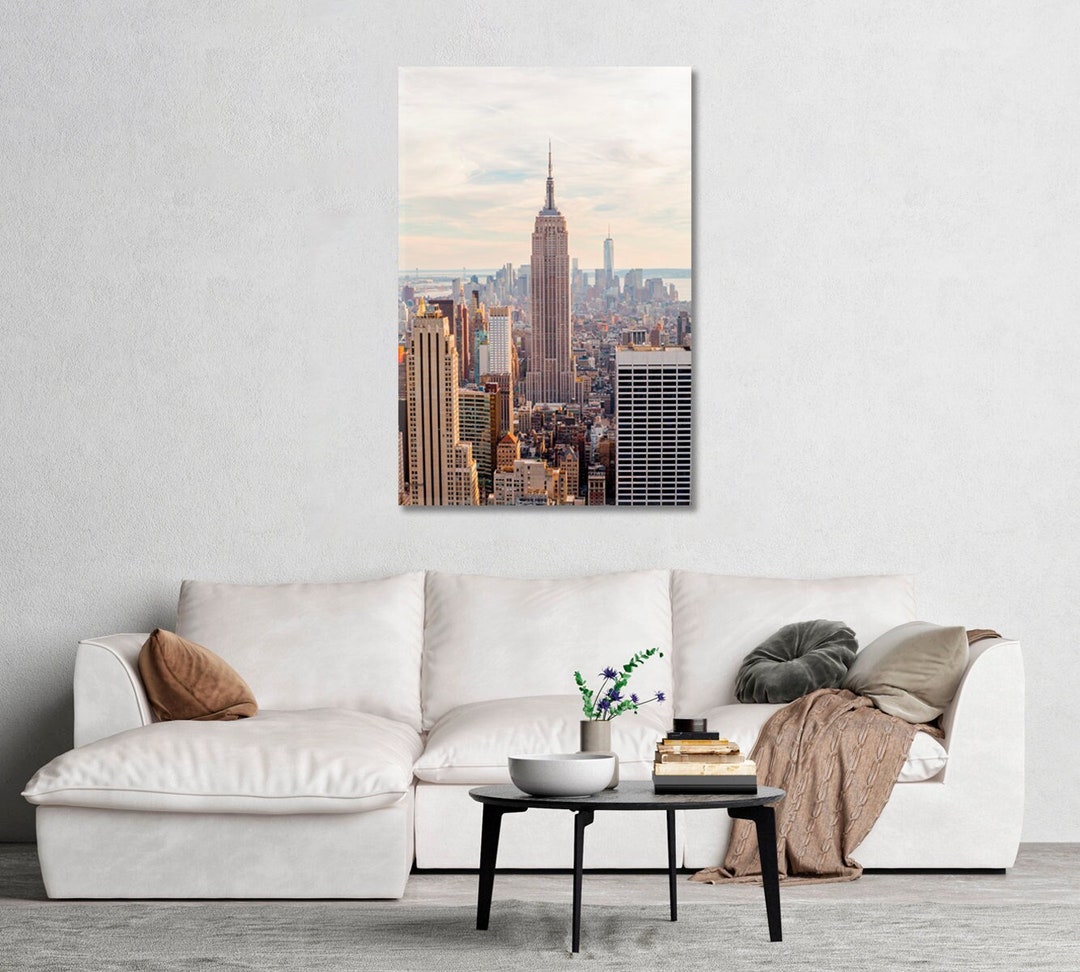 New York City Home Art Decor | NYC Skyline Wall Art | New York Canvas ...