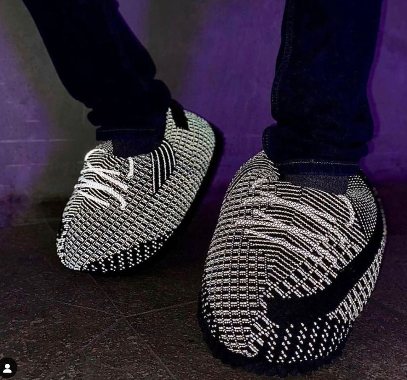 yeezy reflective slippers