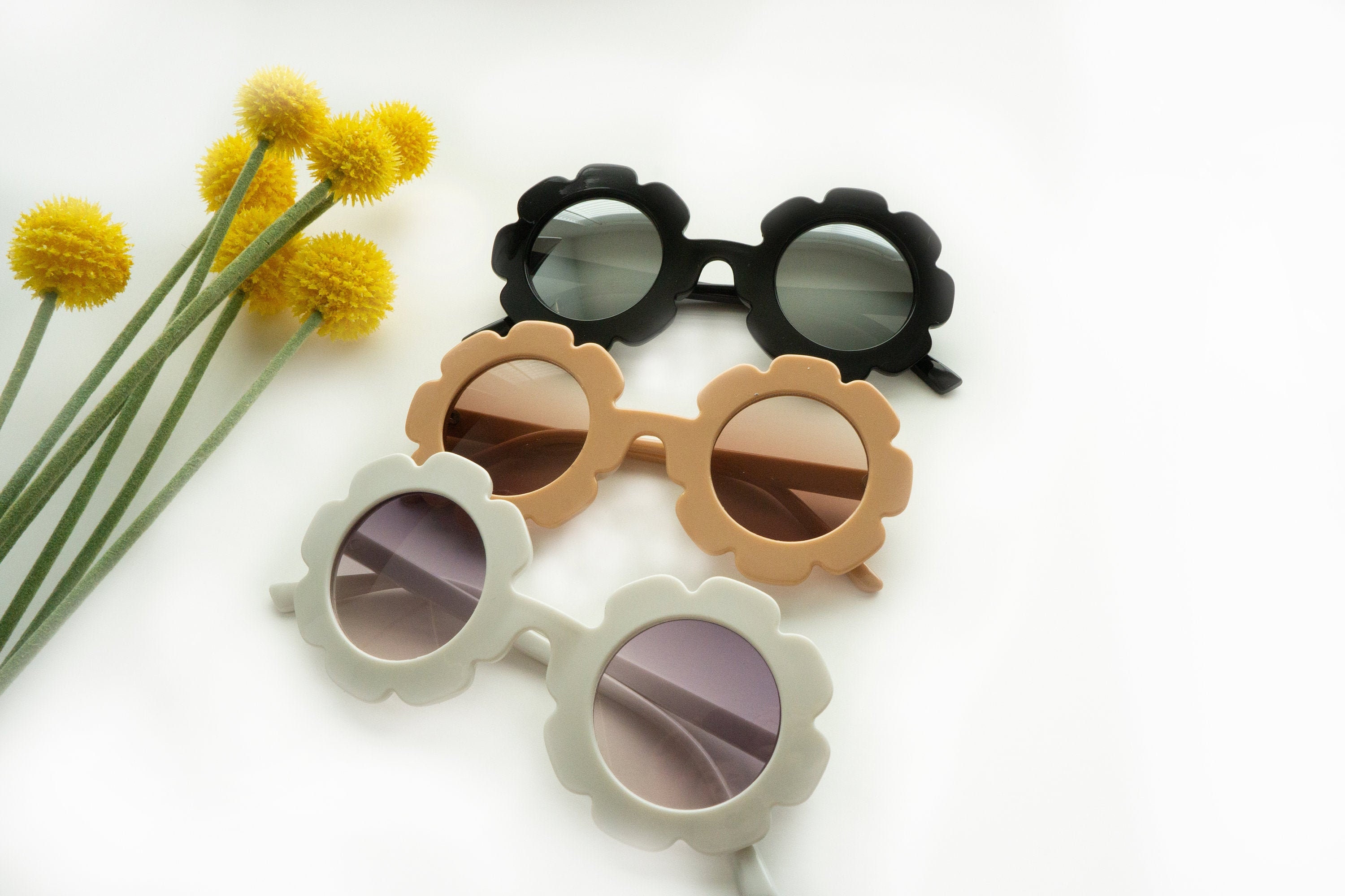 Flower Sunglasses Toddler Sunglasses Kids Sunglasses Flower Etsy