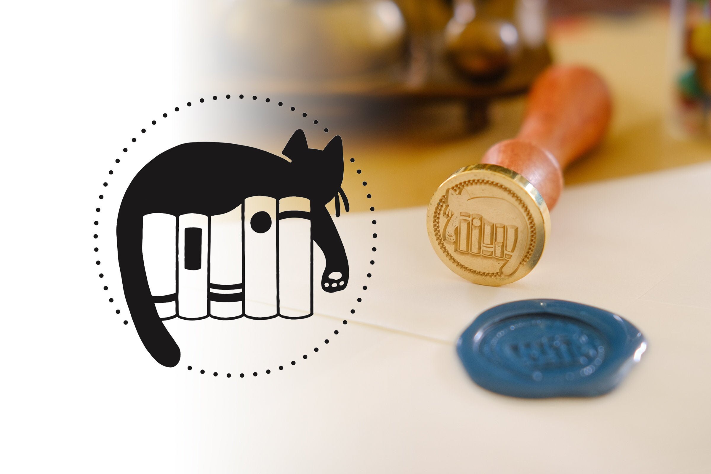 Stay home Cat lover Writing Craft Japanese Stationery Letters Stationery Love Vintage style Sealing Wax Stamp