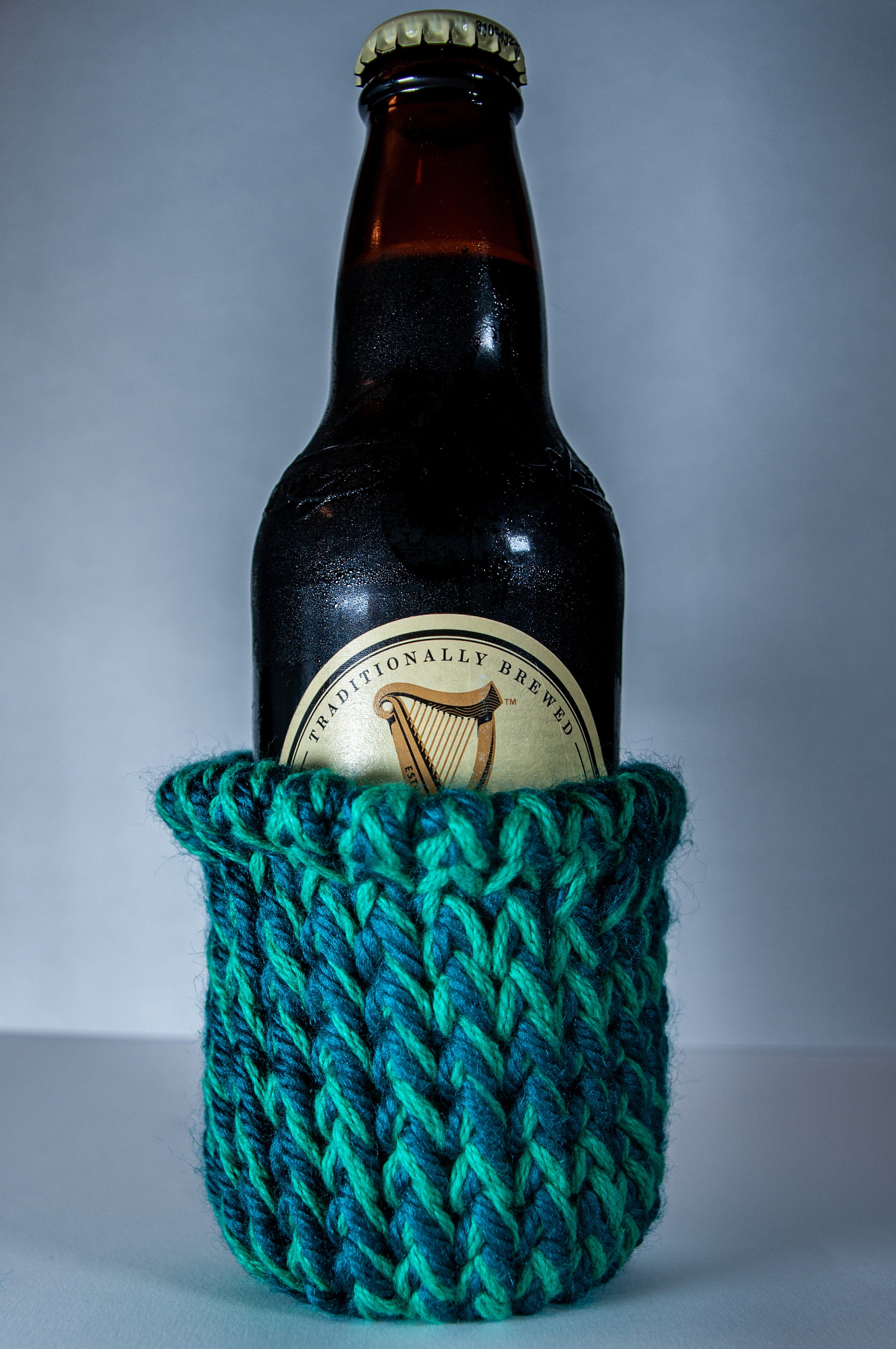 Hand Knit Koozie short/3 Etsy