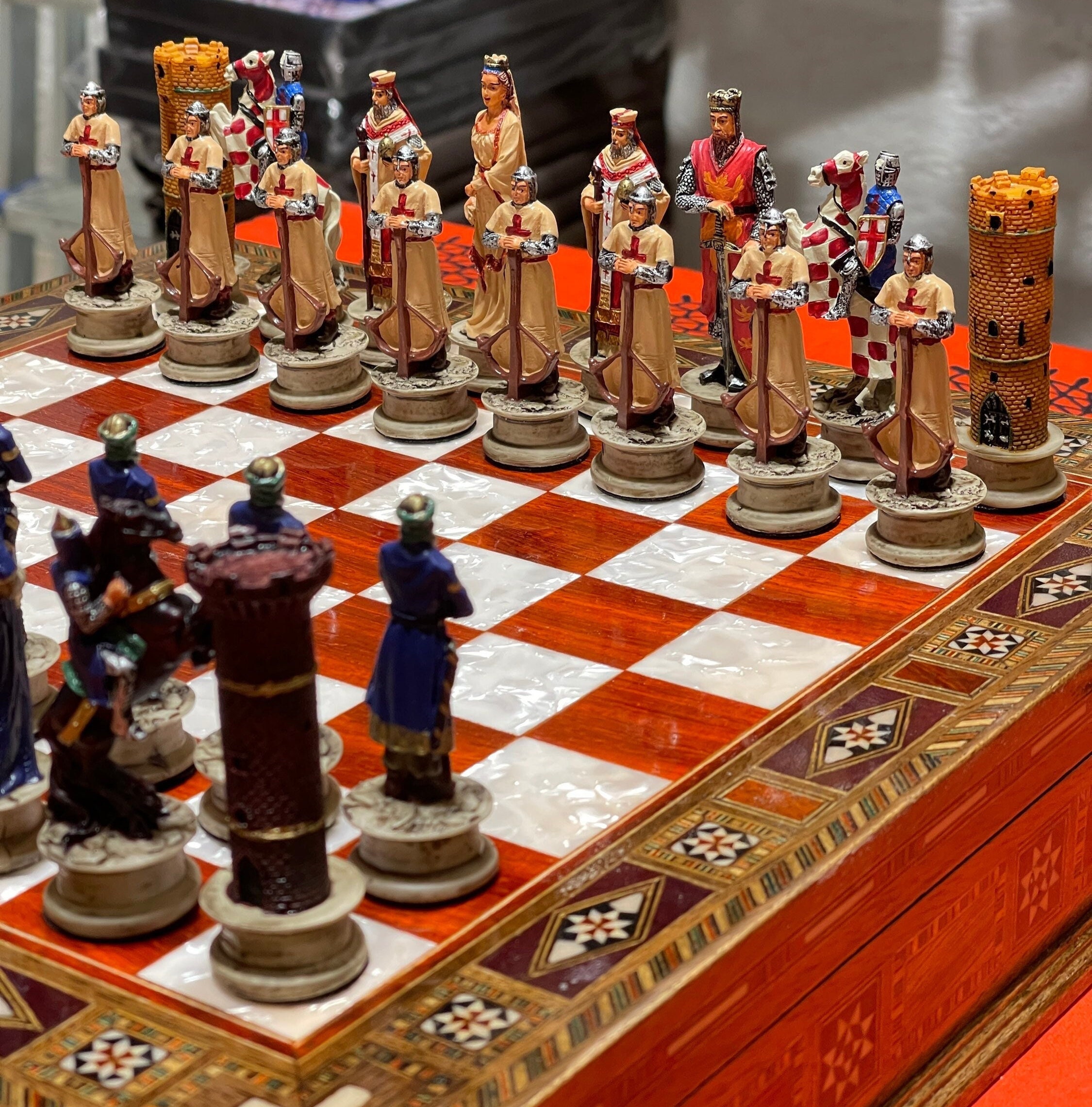  Bello Collezioni - Little Italy Magnetic Mini Chess Set with  24k Gold & Silver Plated Chessmen from Italy : Toys & Games