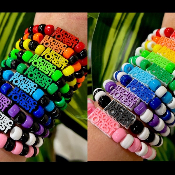 Electric Forest Festival Inspired Kandi Beads *bracelets sold separately*