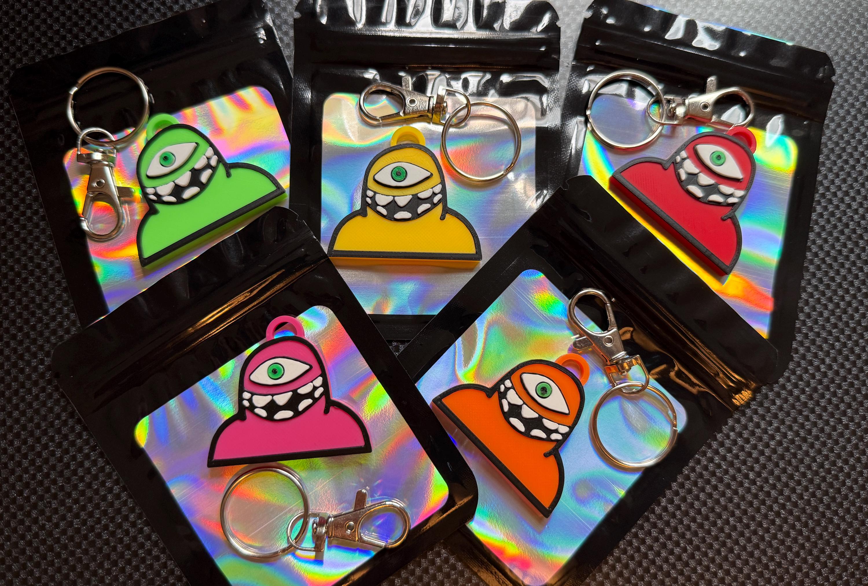 Cyclops Keychain Rivals Cyclops Keychain | Assorted Colors, Festival Gift - Etsy
