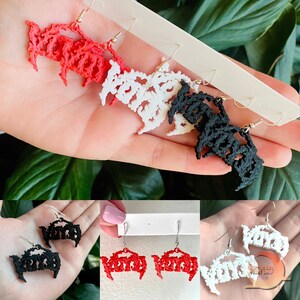 Svdden Death Voyd Inspired Earrings | Rave Accessory, Festival Accessory