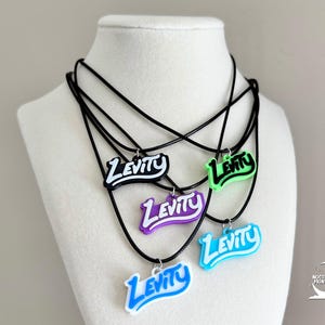 Levity Logo Inspired Necklace | Customizable Rave Accessory, Festival Accessory