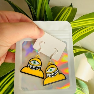 Cyclops Earrings *MORE COLORS* | Rave Accessory, Festival Accessory
